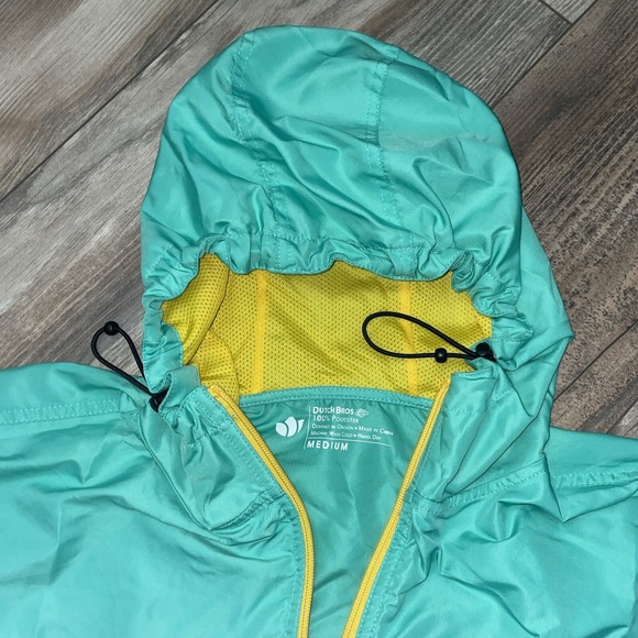 Dutch Bros‎ Lightweight Pullover Jacket Windbreaker Size Medium Green - Picture 3 of 7